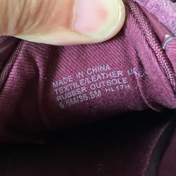 MICHAEL MICHAEL KORS Gold Accent Burgundy Fashion Sneakers - Picture 7 of 8